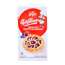 Biscoito Italiano Crostatine Gastone Lago com Recheio de Frutas Vermelhas 240G