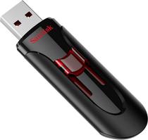 Pendrive Sandisk Cruzer Glide 3.0 Z600 128GB - Preto/Vermelho