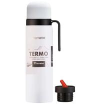 Terrano Termos Y Vasos AC409023018 1L Acero Inoxidable c/Manija Blanco