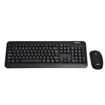 Kit Teclado e Mouse Satellite AK-725G Sem Fio Espanhol - Preto