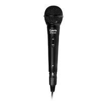 Microfone Dinamico Quanta QTMIC200 3 Metros - Preto