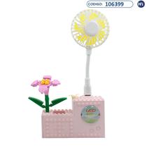 Mini Ventilador Infantil Diy No.564A Building Blocks Rosa - C019