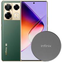 Smartphone Infinix Note 40 Pro+ 5G NFC Dual Sim de 256GB/12GB Ram de 6.78" 108+2+2MP/32MP - Green + Carregador Wireless