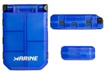 Marine Pesca Accesorios Caja de Pesca Pocket Box MPB103 Plastico 10.7 X 7.4 X 3 CM Azul