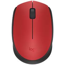 Mouse Sem Fio Logitech M170 Ate 1.000 Dpi - Vermelho/Preto