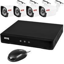 CCTV Hye Cam Kit HYE-AH4404T 2.8MM 4CAM/Bullet/DVR8CH (Caixa Feia)