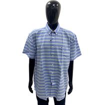 Camisa Tommy Hilfiger Masculino 08578A4045-472 L - Azul Branco