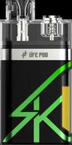 Pod Descartavel Life Pod SK Kit 10000 Puffs - Green Apple Ice