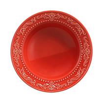 Plato Hondo Porto Brasil Acanthus 416483 22 CM Rojo