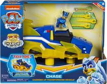 Paw Patrol Chase Charged Up Transforming Vehicle Spin Master - 6055932
