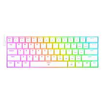 Teclado Redragon Dragonborn Switch Brown com Fio - Branco K630W-RGB