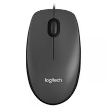 Mouse Logitech M90 USB - Cinza / Preto (910-004053)