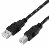 Cable USB 2.0 p/ Impresora Negro 1.50MTS