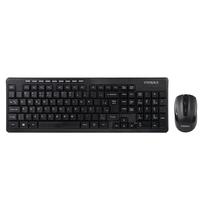 Teclado Kit Mouse e Satellite AK-751G - Sem Fio - 1600DPI - Portugues - Preto