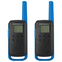 Walkie Talkie Ie Motorola T270 FRS / GMRS / 25 Milhas / Bivolt - Preto / Azul