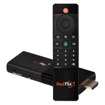 Redflix Receptores TV Stick 28GB Ultra HD 4K Plastico Vod de Filmes Y Series, Una Amplia Seleccion de En Negro