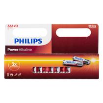 Pilha Philips Alcalina LR6P - AAA - 12 Unidades