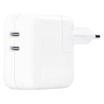 Carregador Apple MNWP3ZM Replica 35W 2 USB-C para iPhone - Branco