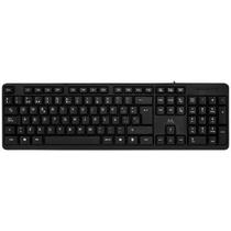 Tec USB Mtek KB-8187-e Espanhol Slim Preto