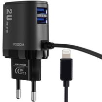 Carregador Lightning Moxom MX-HC78 2 USB - Preto