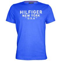 Camiseta Tommy Hilfiger Masculino MW0MW03573-491 M Azul