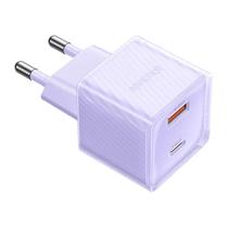 Carregador Celular CH-4153 33W s/Cable USB-C/USB-A Purple