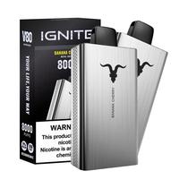 Pod Descartavel Ignite V80 Brushed Metal 8000 Puffs Blueberry Lemon