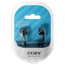 Fone de Ouvido Coby CE1360 com Cabo de 1.2 Metros - Preto