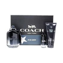 Kit Perfume Coach For Men Edt 3 Piezas