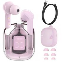 Fone Ear Acefast T6 Wileress BT LED Pink 6.5H