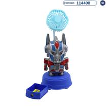 Mini Ventilador Transformers 2302 - 2 Em 1 com Apontador Lapis - Recarregavel USB