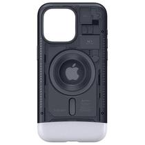 Spigen Capa iPhone 15 Pro Max Classic C1 Magfit Poliuretano Termoplastico, Nailon,Poliuretano ACS06607 Negro