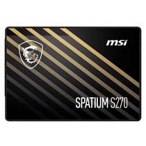 SSD MSI Spatium S270, 240GB, 2.5", SATA 3, Leitura 500MB/s, Gravacao 450MB/s