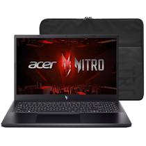 Notebook Gamer Acer Nitro V 15 ANV15-51-51H9 i5 13420H Full HD 15.6" / 8GB de Ram / 512GB SSD / Geforce RTX4050 6GB - Obsidian