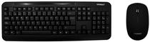 Teclado + Mouse Wireless Satellite AK-725G - Black (Espanhol)