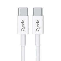 Cabo Quanta QTCTC70 USB-C A USB USB-C Macho 1M - Branco