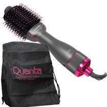 Escova Eletrica Quanta QTES6000N Style&Glamour 2 In 1 com 1.300 Watts Bivolt + Bolsa