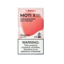 Vaper Moti X Mini 4ML DTL Strawberry Ice Cream 3MG