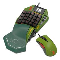 Teclado Mouse e Hori Tac Pro Type M2 Doom Edition para PS4 - (PS4-162U)(Caixa Danificada)