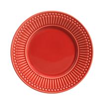 Plato para Postre Porto Brasil Roma 416134 20.5 CM Rojo