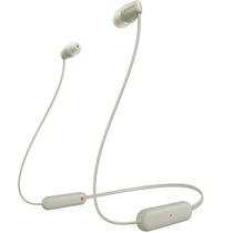 Fone de Ouvido Sony In-Ear WI-C100 Bluetooth - Taupe