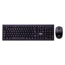 Kit Teclado e Mouse Quanta Krab KBKTM10 Wireless Espanhol - Preto