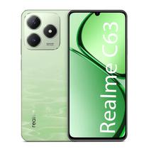 Smartphone Realme C63 RMX3939 Lte DS NFC 8/256GB 6.74" 50/8MP A14 - Green (Anatel)