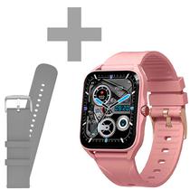 Smartwatch G-Tide Q1 com Bluetooth - Rosa + Pulseira