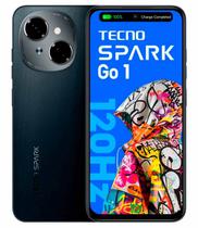 Celular Tecno Spark Go 1 KL4 128GB / 4GB Ram / Dual Sim / Tela 6.67" / 13MP - Preto