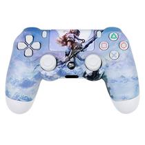 Controle Play Game Dualshock 4 Horizon Zero Dawn Sem Fio para PS4 - Branco