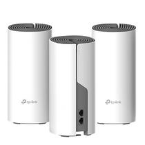 Roteador Wireless TP-Link Deco E4 Whole Home Mesh AC1200 (3 Pack) / Dual Band / 300 MBPS Em 2.4GHZ + 867 MBPS Em 5GHZ - Branco