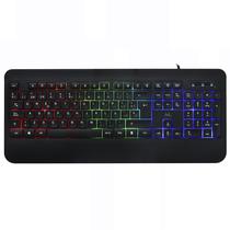 Teclado Gamer Mtek KB-7701LR USB / RGB / Espanhol - Preto