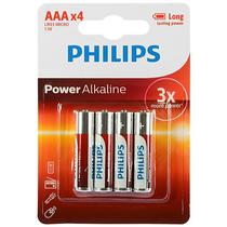 Ant_Pilha Alcalina AAA Philips LR03P4B/97 de 1.5V - 4 Unidades
