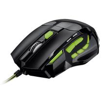 Mouse Gamer Kolke KGM-411 Storm USB / RGB - Preto / Verde